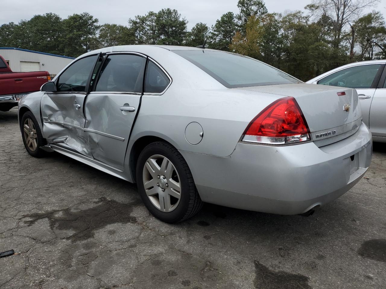 2014 Chevrolet Impala VIN 2G1WB5E36E1140126 Copart auction photo, side damage thumbnail 2