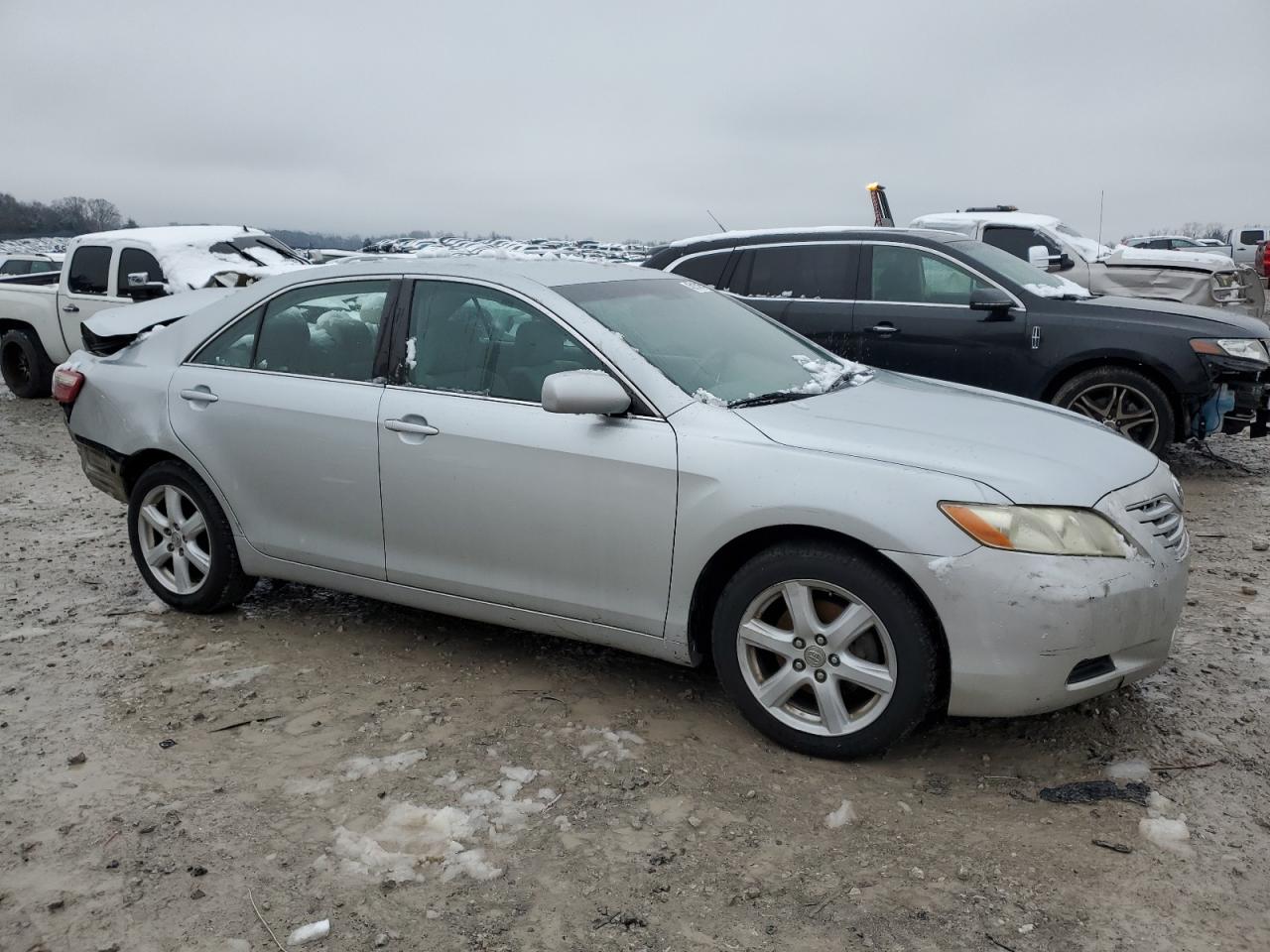 2007 Toyota Camry VIN 4T1BE46K57U579477 Copart auction photo, rear end / top/roof damage thumbnail 4