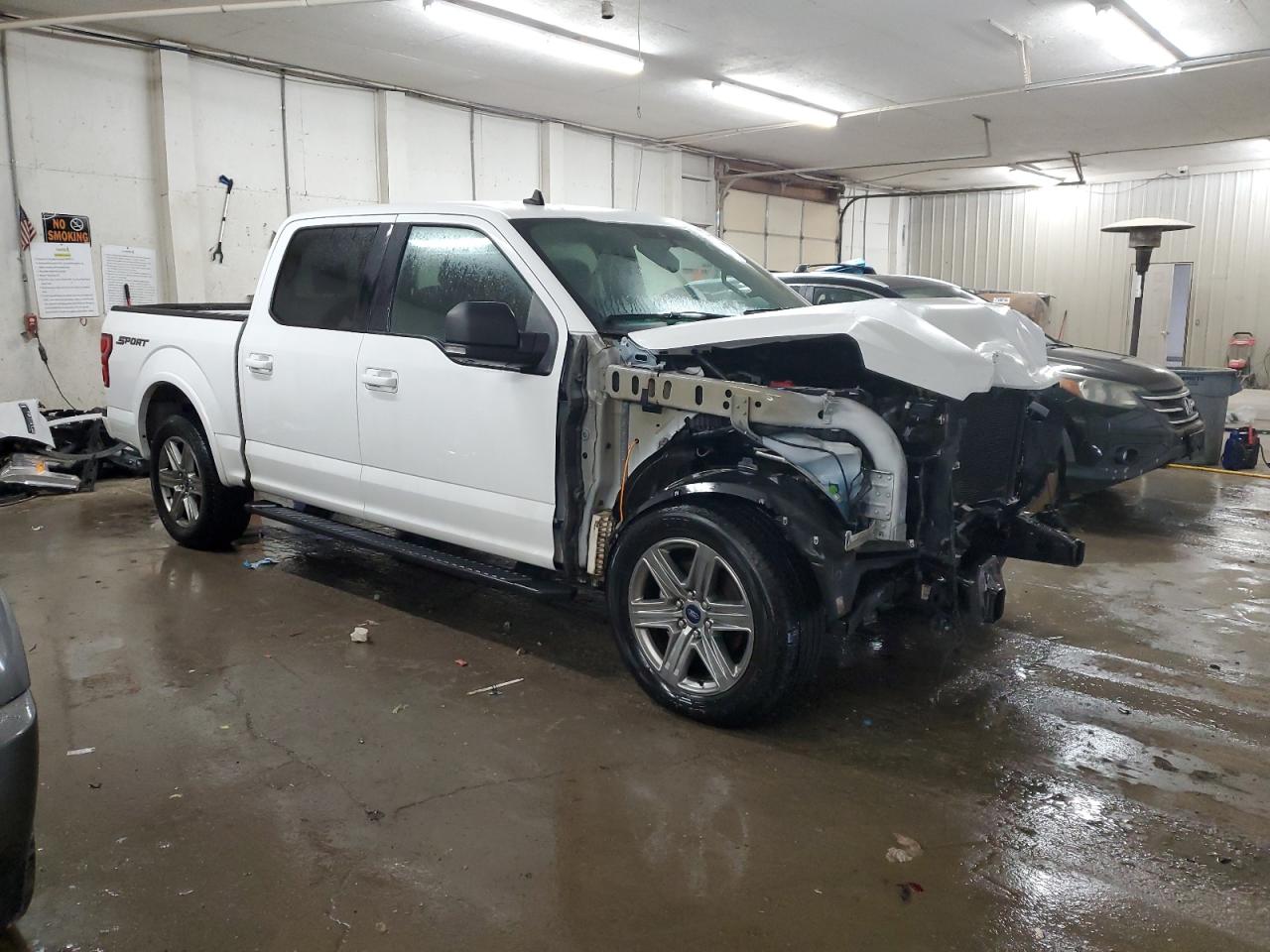 2019 Ford F-150 VIN 1FTEW1C52KFA05878 Copart auction photo, front end damage thumbnail 4