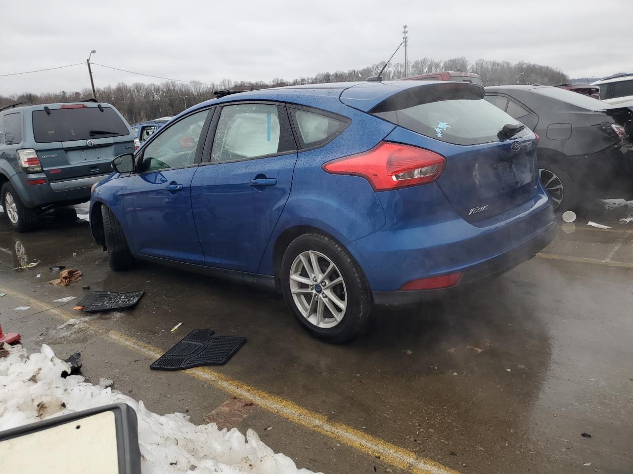 2018 Ford Focus VIN 1FADP3K24JL267936 Copart auction photo, side damage thumbnail 2