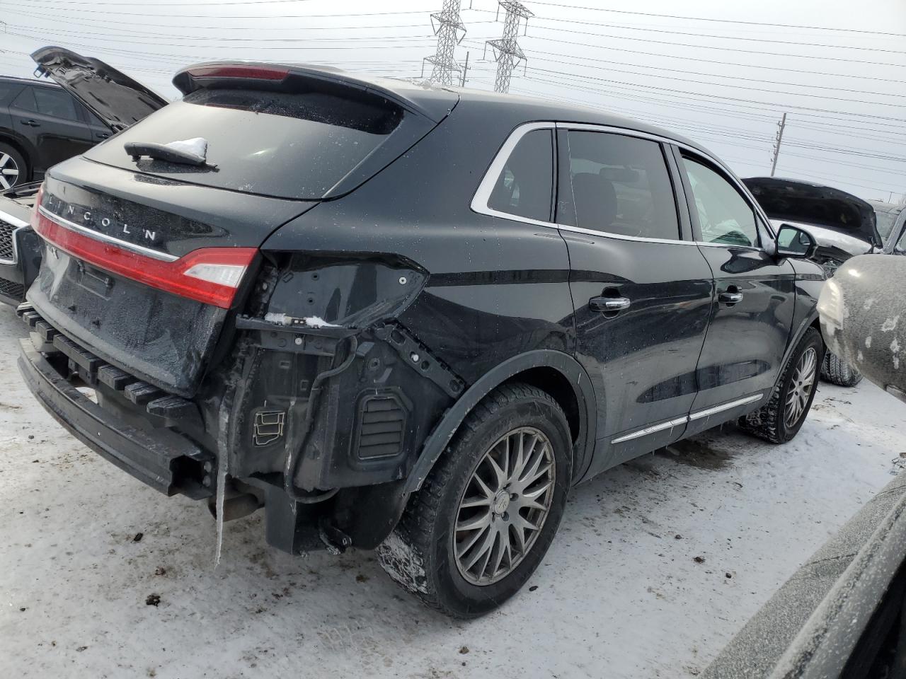 2017 Lincoln MKX VIN 2LMPJ6JR3HBL29801 Copart auction photo, rear end damage thumbnail 3