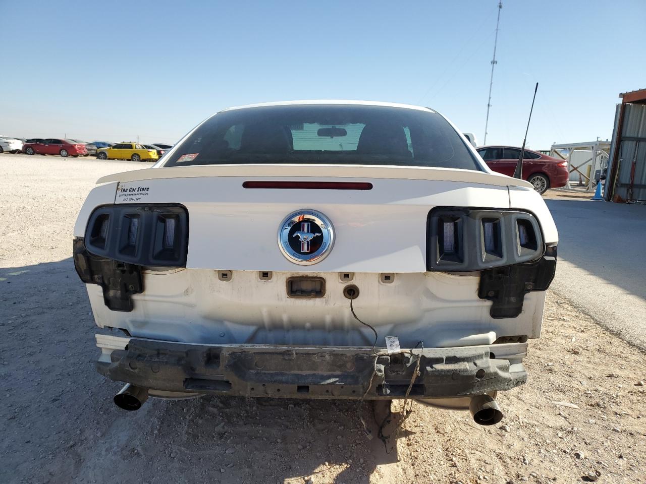 2012 Ford Mustang VIN 1ZVBP8AM8C5257688 Copart auction photo, rear end damage thumbnail 6
