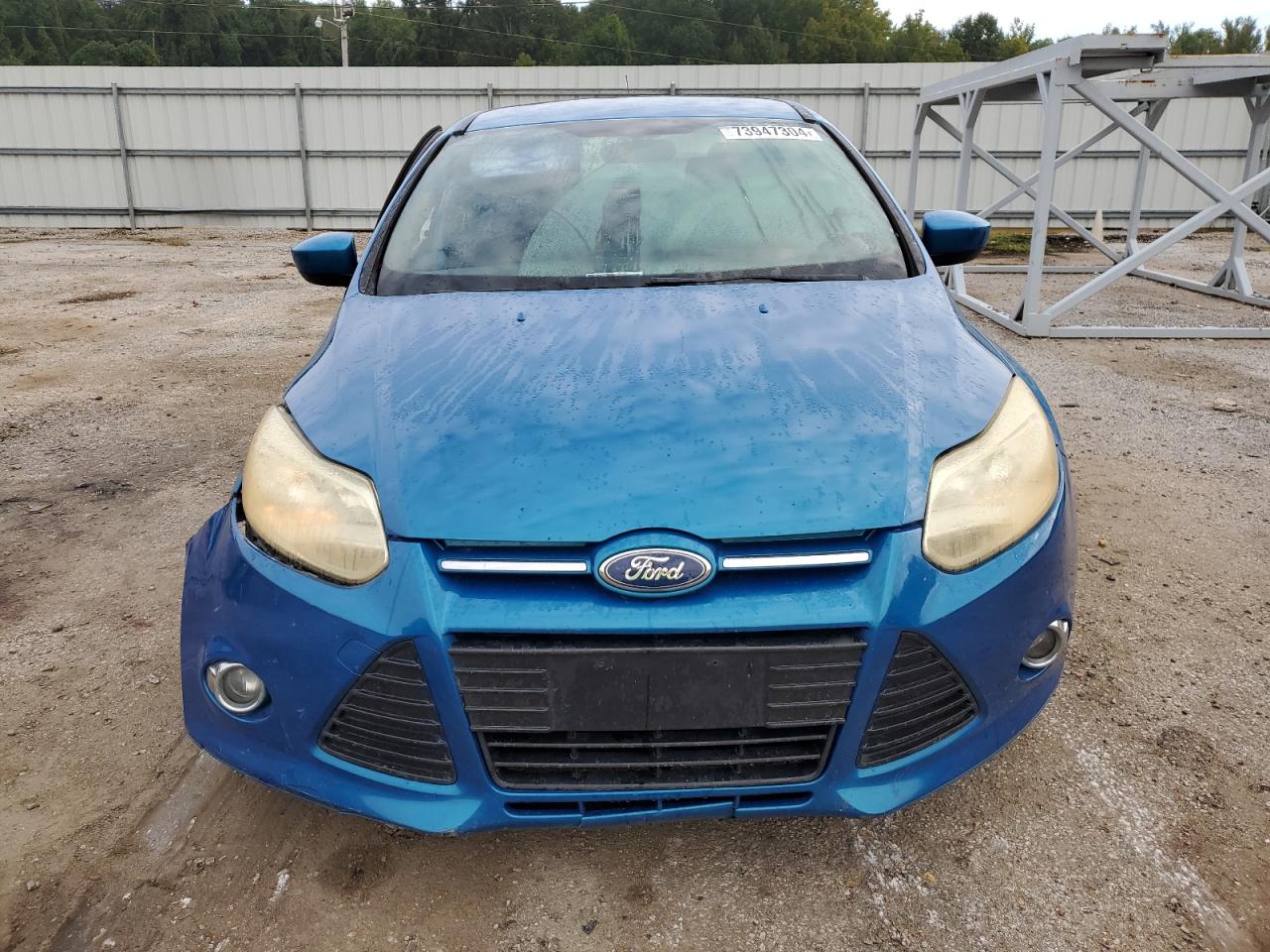 2012 Ford Focus VIN 1FAHP3F23CL193794 Copart auction photo, side / front end damage thumbnail 5