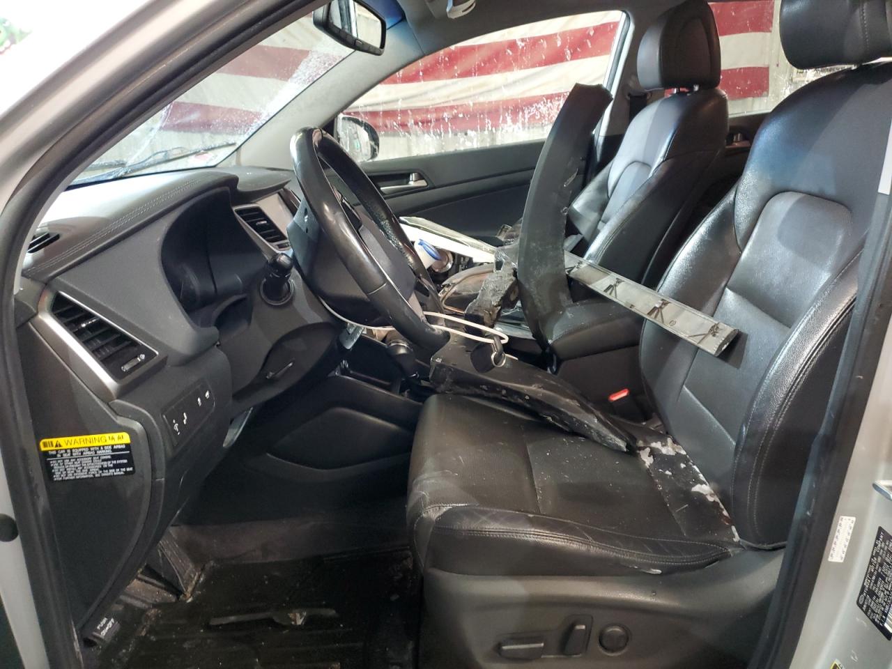 2018 Hyundai Tucson VIN KM8J3CA24JU780488 Copart auction photo, front end / side damage thumbnail 7