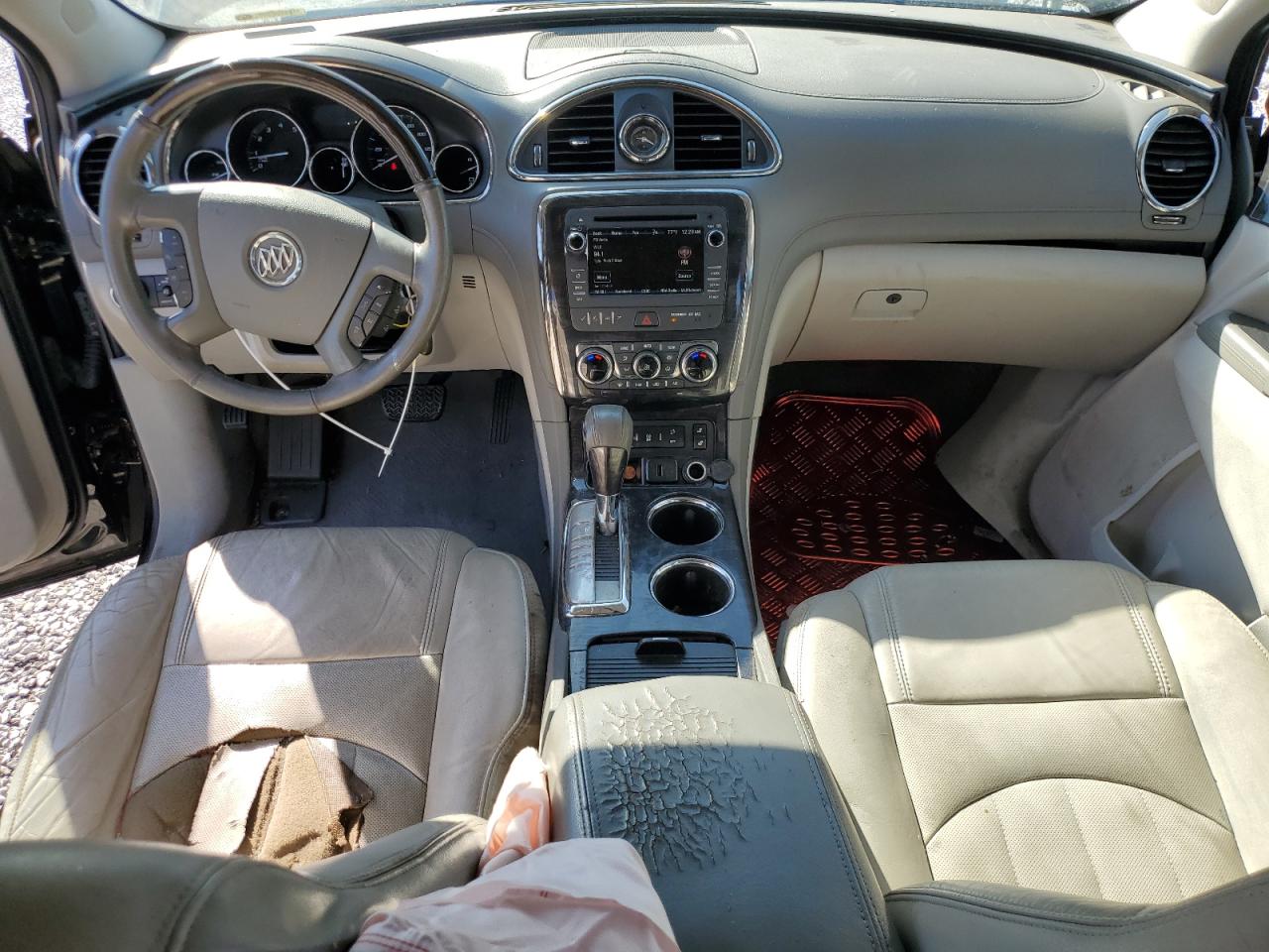2017 Buick Enclave VIN 5GAKRBKD7HJ123666 Copart auction photo, side / front end damage thumbnail 8