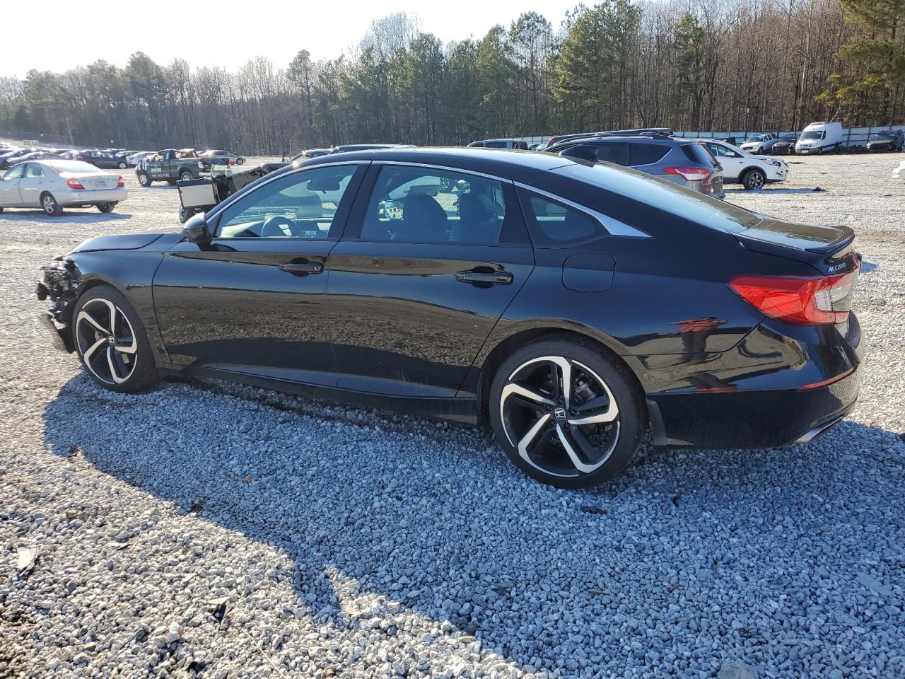 2022 Honda Accord VIN 1HGCV1F36NA086617 Copart auction photo, front end / minor dent/scratches damage thumbnail 2