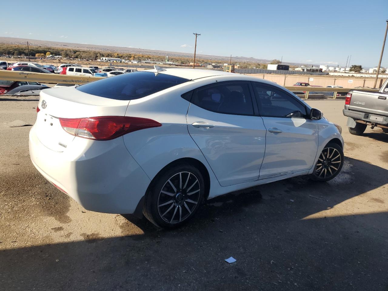 2012 Hyundai Elantra VIN 5NPDH4AE1CH128136 Copart auction photo, front end damage thumbnail 3