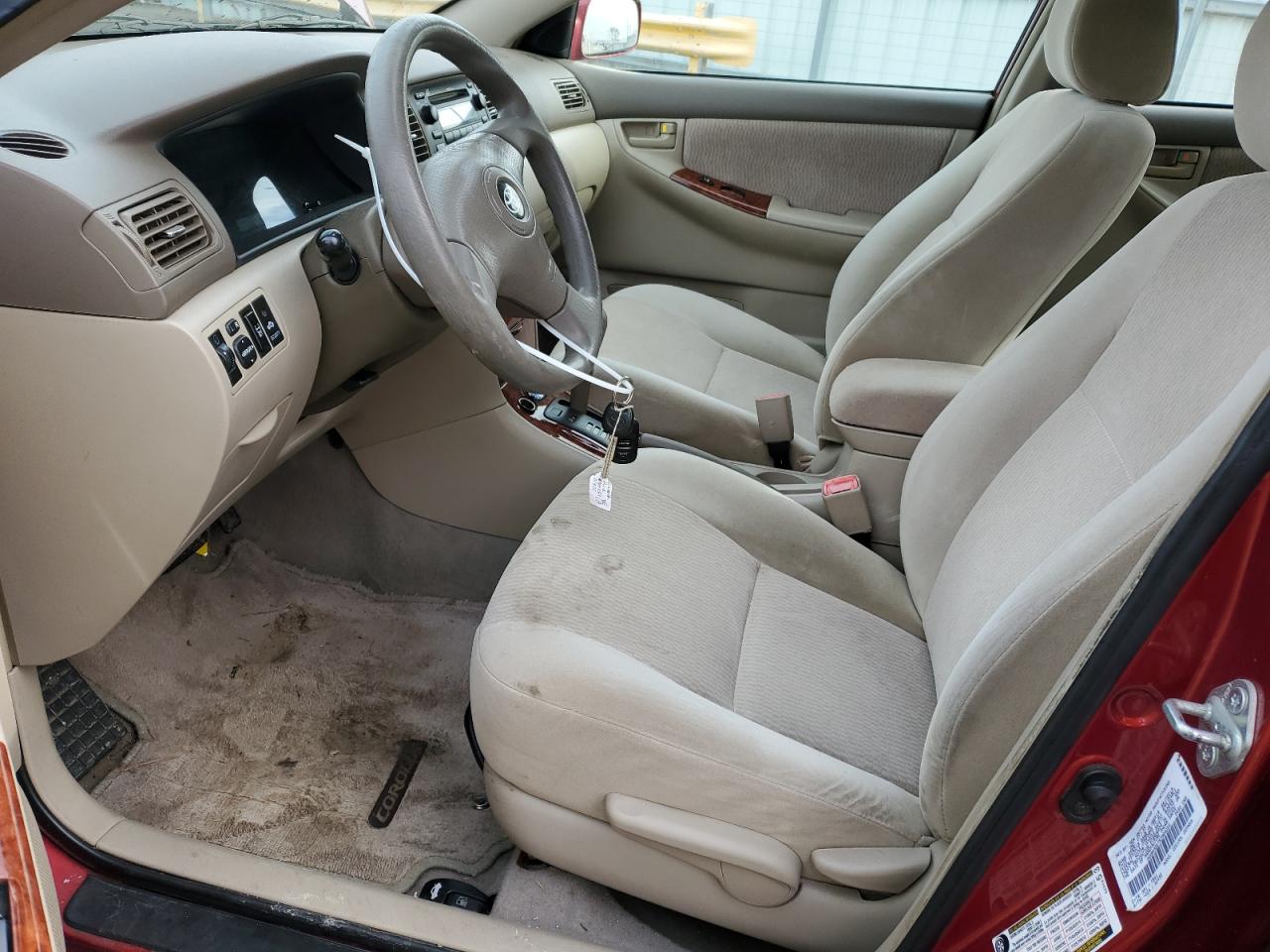2008 Toyota Corolla VIN 1NXBR32E78Z964054 Copart auction photo, front end damage thumbnail 7