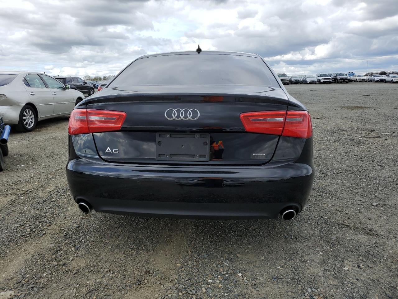 2015 Audi A6 VIN WAUGFAFC3FN036133 Copart auction photo, front end / side damage thumbnail 6