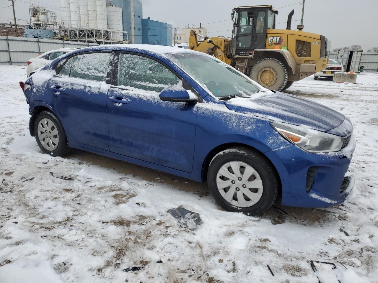 2018 KIA Rio VIN 3KPA24AB2JE053538 Copart auction photo, rear end / front end damage thumbnail 4