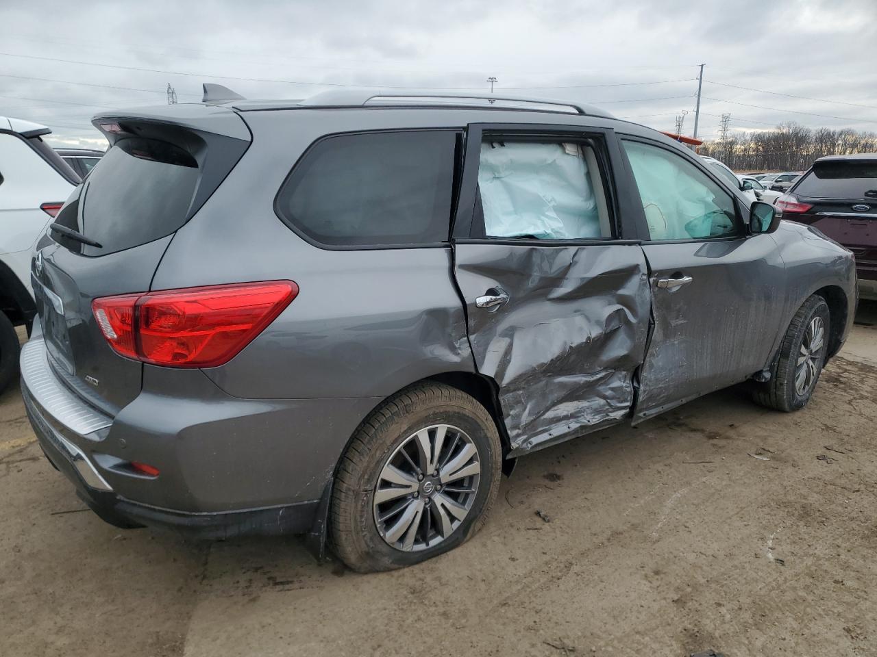 2020 Nissan Pathfinder VIN 5N1DR2AM7LC640466 Copart auction photo, side damage thumbnail 3