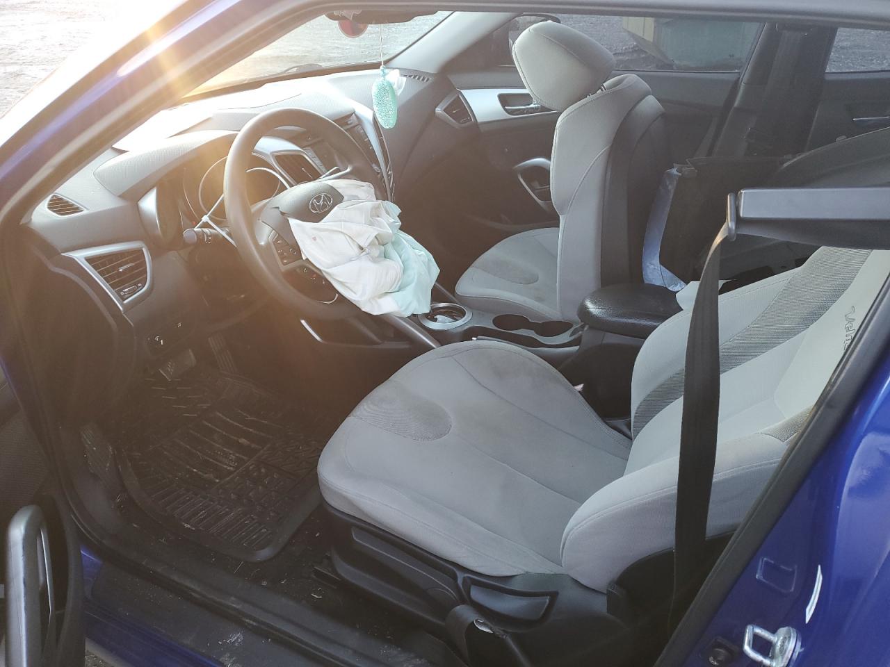 2012 Hyundai Veloster VIN KMHTC6AD7CU046667 Copart auction photo, rear end damage thumbnail 7