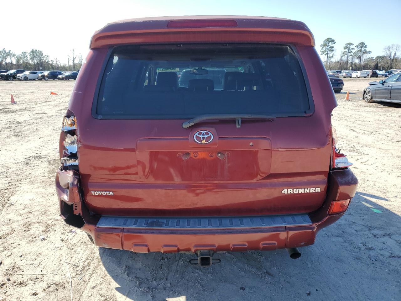 2005 Toyota 4Runner VIN JTEZU17R258027646 Copart auction photo, rear end / minor dent/scratches damage thumbnail 6