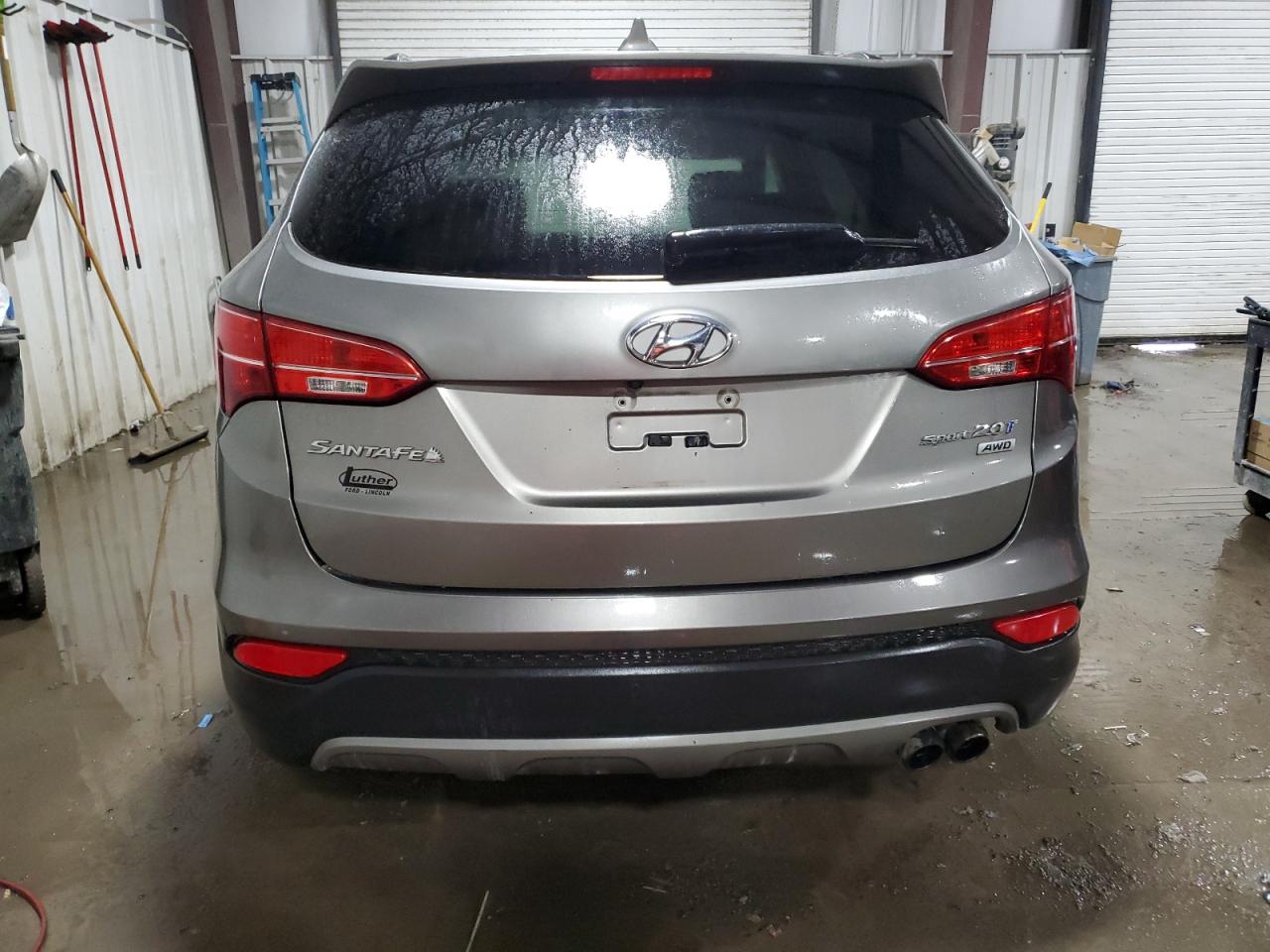 2014 Hyundai Santa Fe VIN 5XYZUDLA0EG220635 Copart auction photo, side damage thumbnail 6
