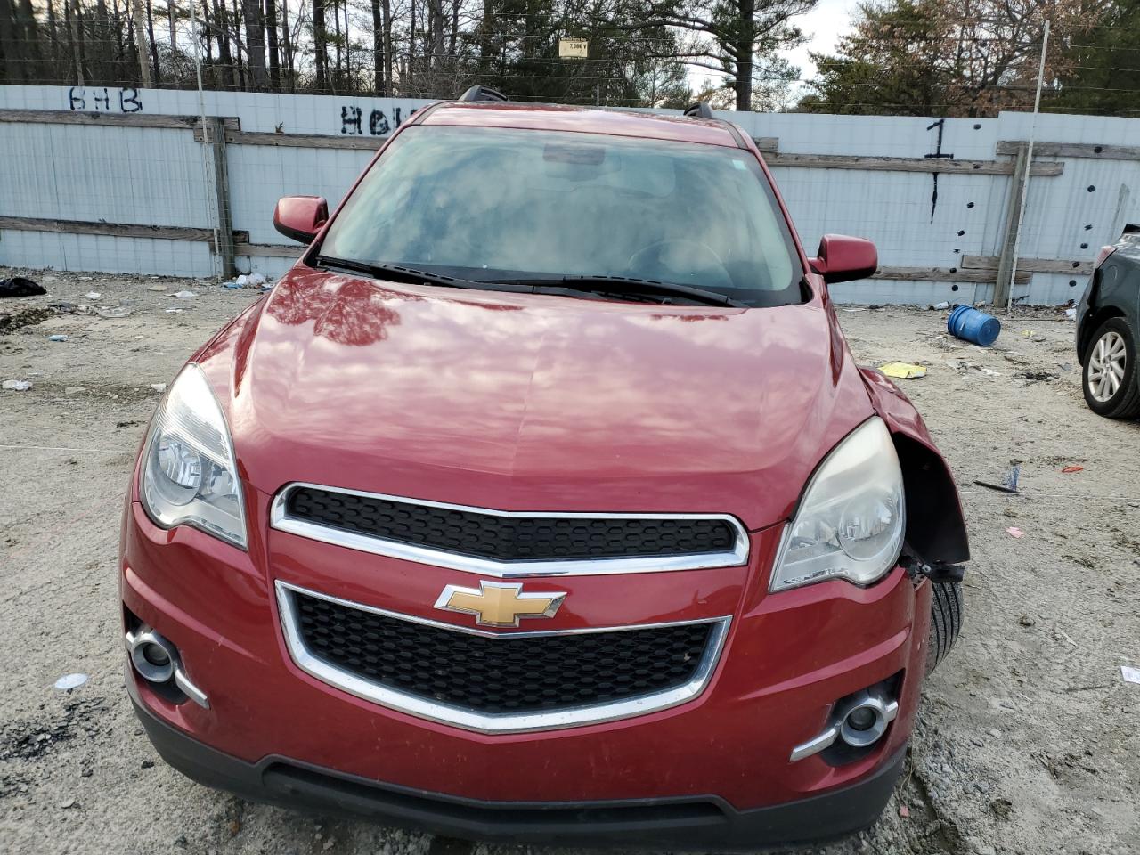 2015 Chevrolet Equinox VIN 2GNALCEK8F6395589 Copart auction photo, side / front end damage thumbnail 5