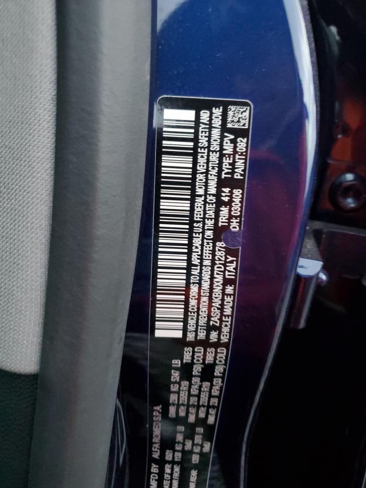 2021 Alfa Romeo Stelvio VIN ZASPAKBNXM7D12878 Copart auction photo, front end damage thumbnail 14