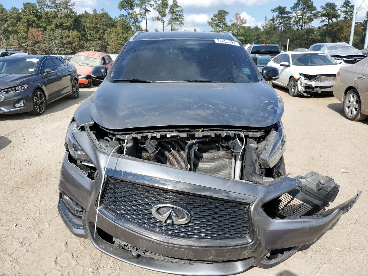2020 Infiniti QX60 VIN 5N1DL0MN5LC525455 Copart auction photo, front end damage thumbnail 5