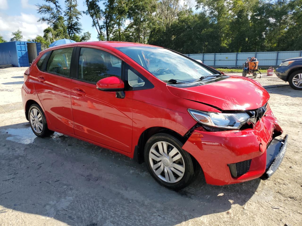 2017 Honda Fit VIN JHMGK5H58HS019500 Copart auction photo, front end damage thumbnail 4