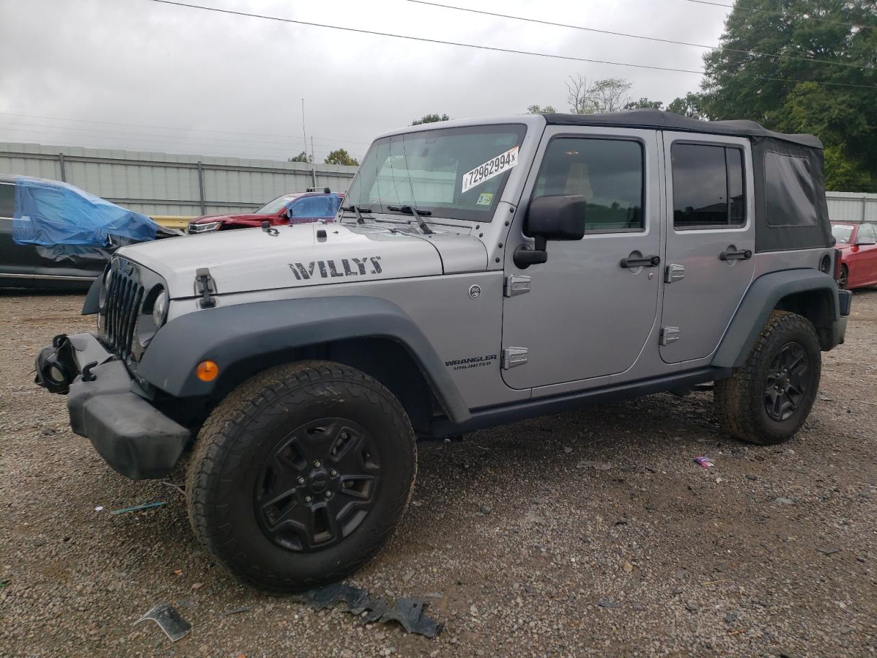 2015 Jeep Wrangler VIN 1C4BJWDG6FL598506