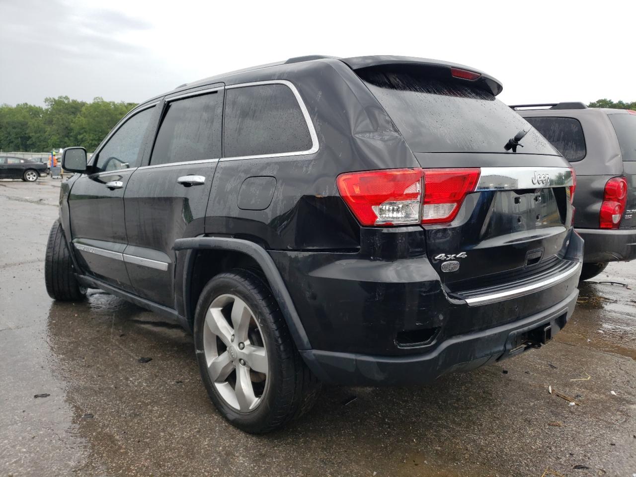 2013 Jeep Grand Cherokee VIN 1C4RJFCG5DC644128 Copart auction photo, front end / rear end damage thumbnail 2