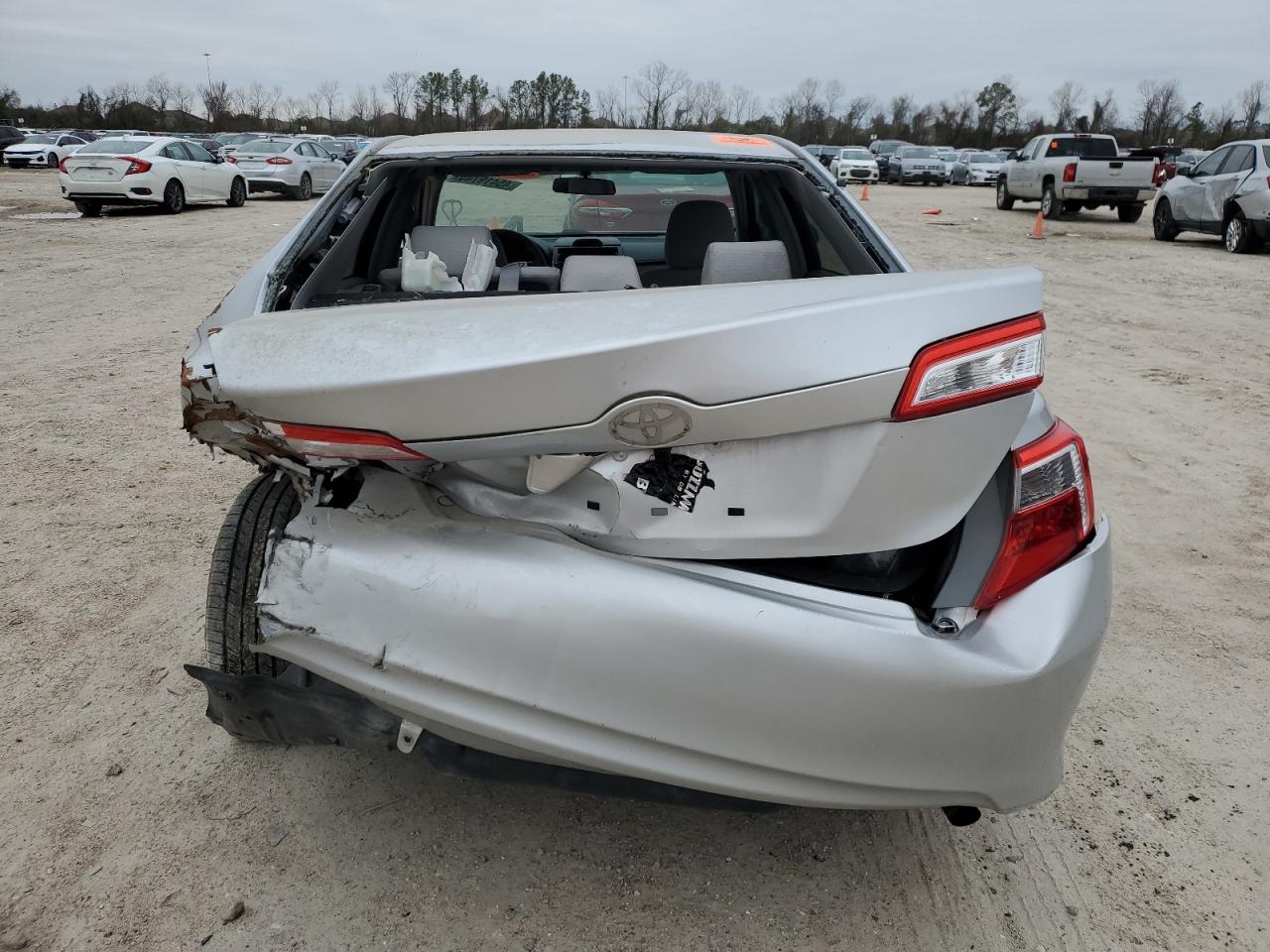 2012 Toyota Camry VIN 4T4BF1FKXCR250558 Copart auction photo, rear end / side damage thumbnail 6