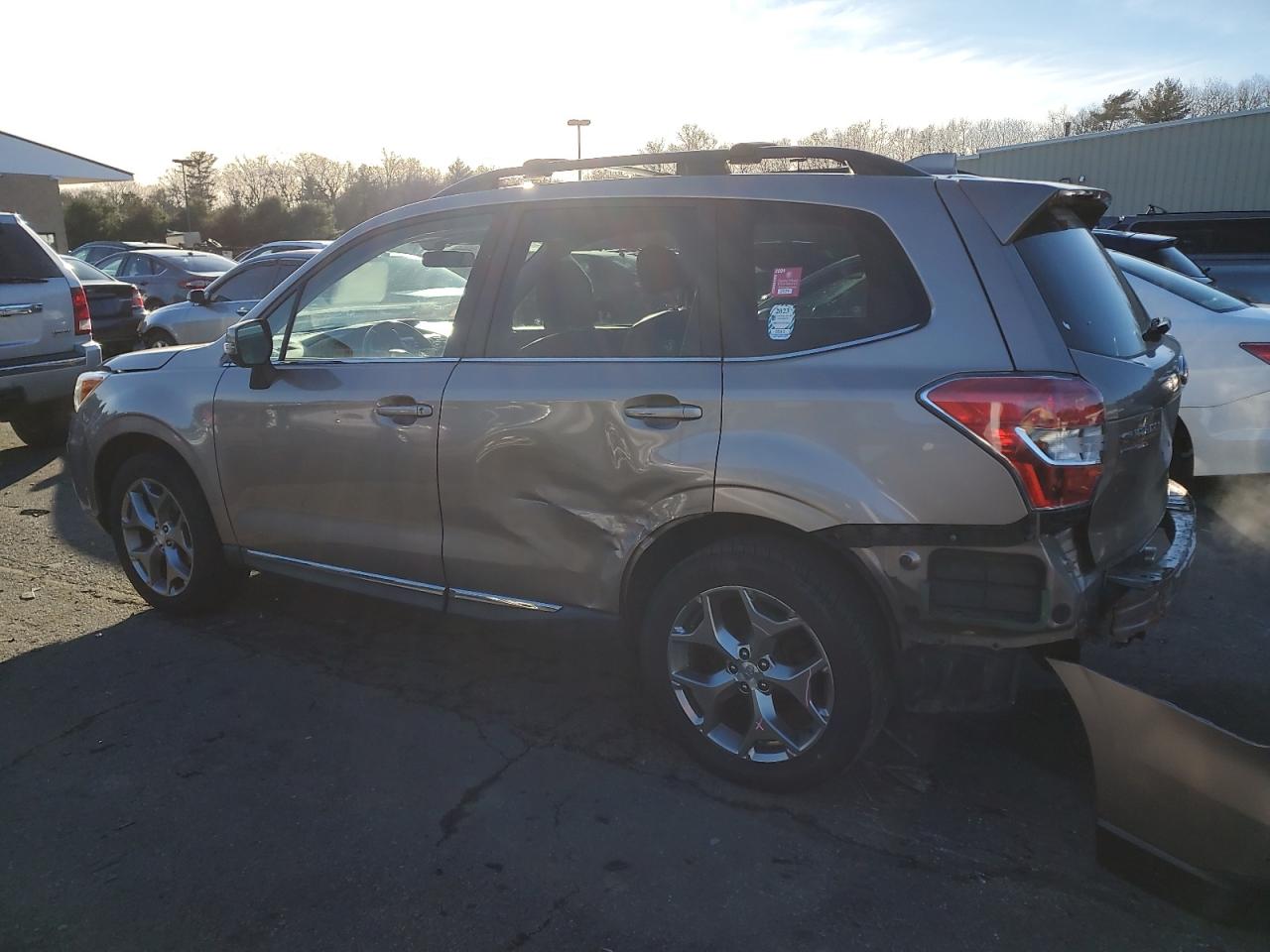 2016 Subaru Forester VIN JF2SJAXC8GH448169 Copart auction photo, rear end / side damage thumbnail 2
