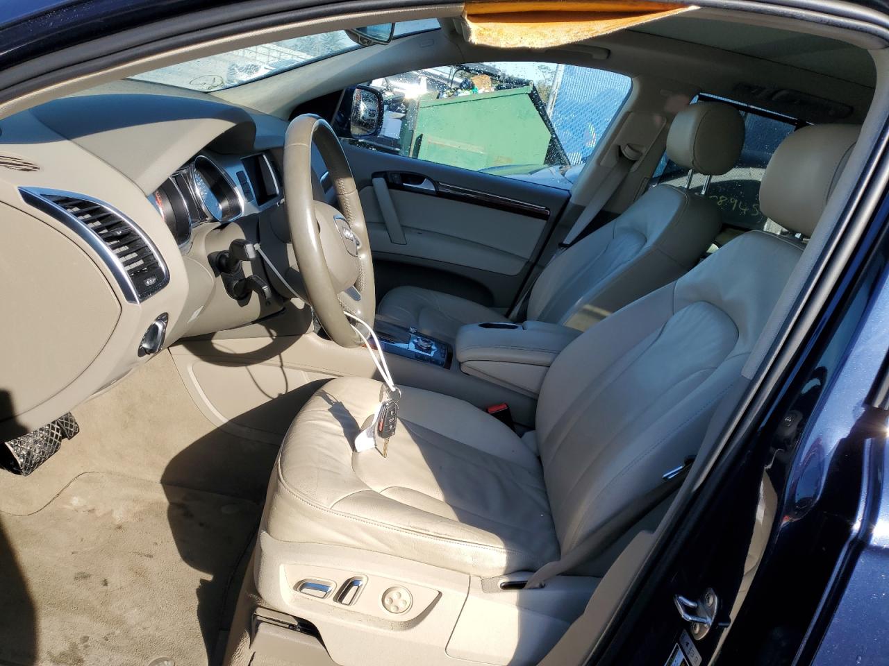 2013 Audi Q7 VIN WA1LMAFEXDD014975 Copart auction photo, rear end / front end damage thumbnail 7