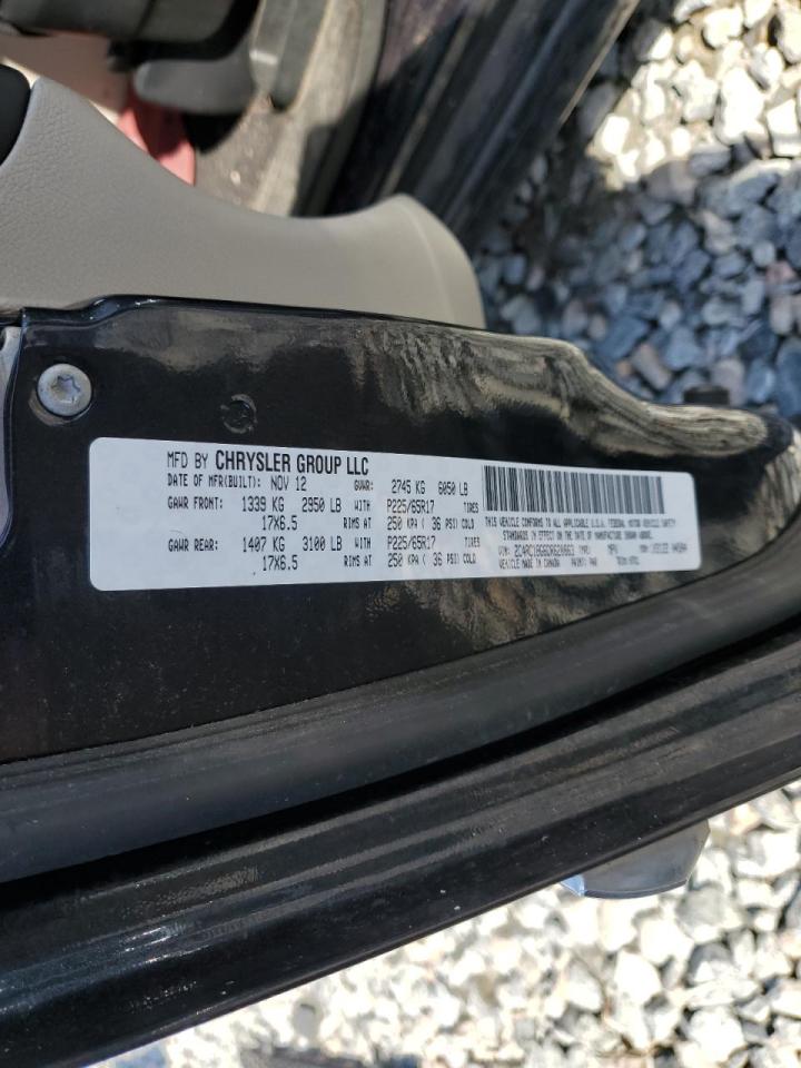 2013 Chrysler Town & Country VIN 2C4RC1BG6DR620863 Copart auction photo, front end damage thumbnail 13