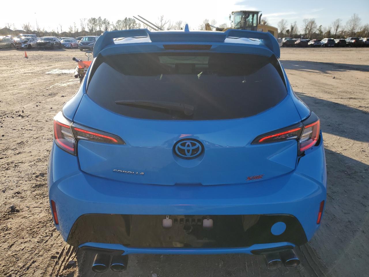 2019 Toyota Corolla VIN JTNK4RBE6K3020566 Copart auction photo, side / rear end damage thumbnail 6