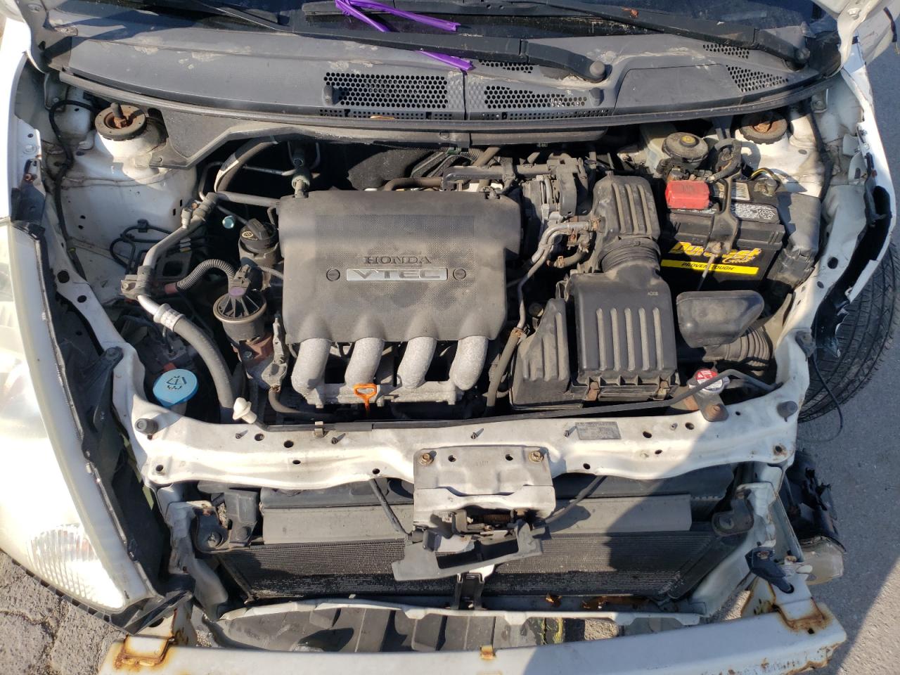 2007 Honda Fit VIN JHMGD38657S028144 Copart auction photo, all over damage thumbnail 11