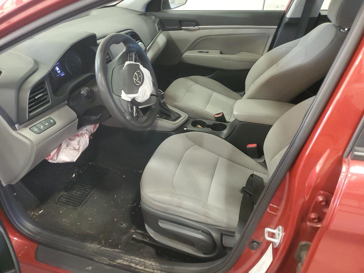 2019 Hyundai Elantra VIN 5NPD84LF0KH480001 Copart auction photo, front end / undercarriage damage thumbnail 7