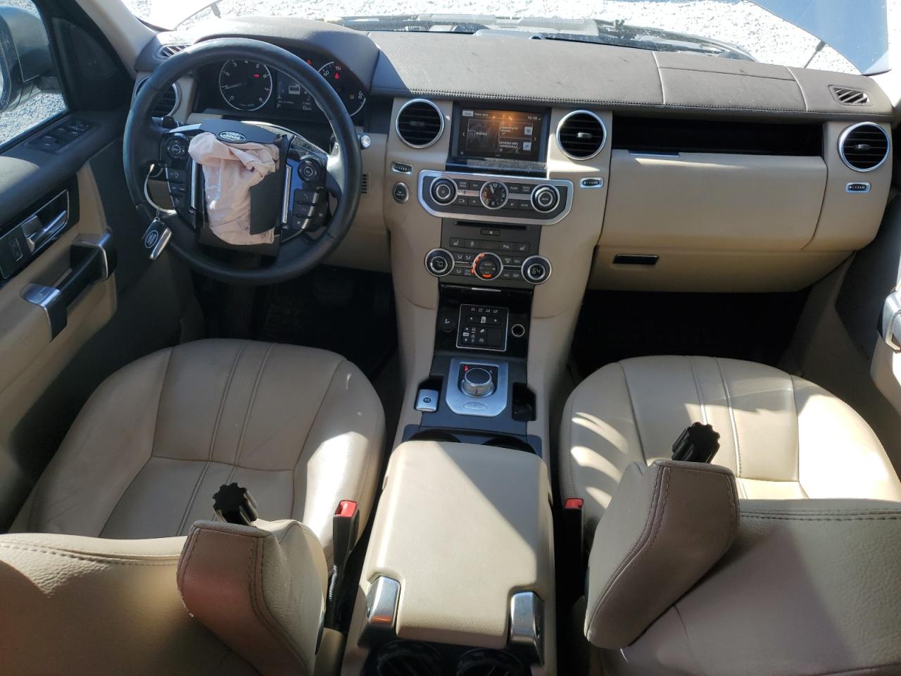 2016 Land Rover LR4 VIN SALAG2V61GA836745 Copart auction photo, front end / mechanical damage thumbnail 8