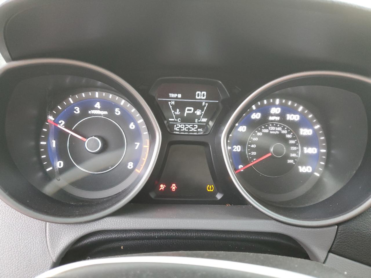 2016 Hyundai Elantra VIN 5NPDH4AEXGH699419 Copart auction photo, rear end / front end damage thumbnail 9