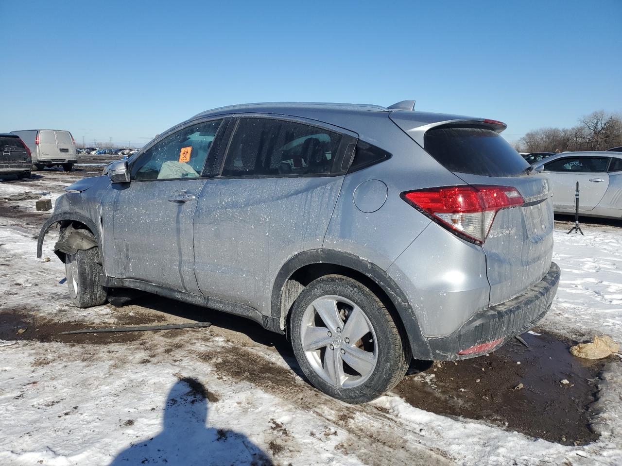 2020 Honda HR-V VIN 3CZRU6H71LM734612 Copart auction photo, front end damage thumbnail 2