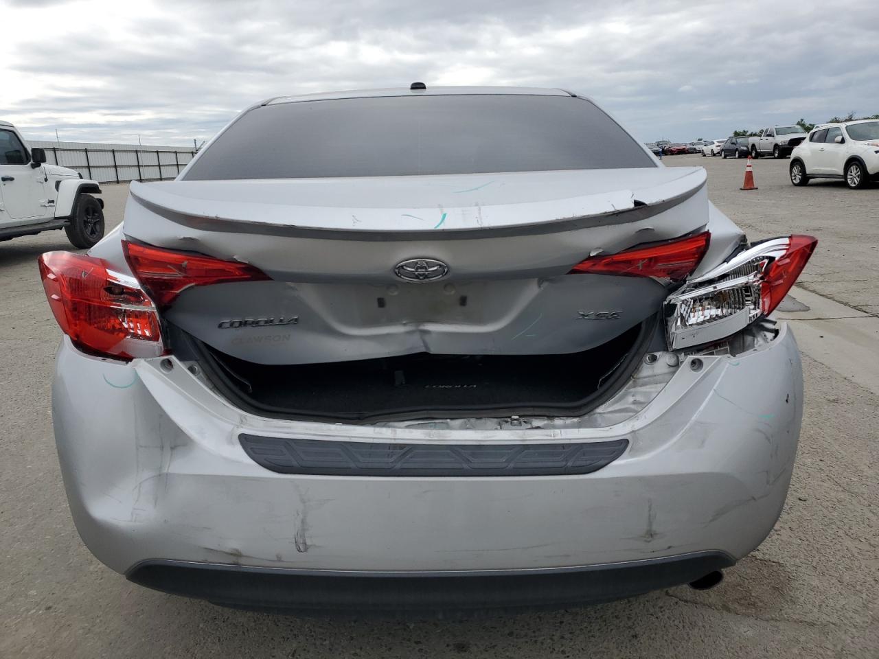 2017 Toyota Corolla VIN 5YFBURHE2HP661760 Copart auction photo, rear end damage thumbnail 6
