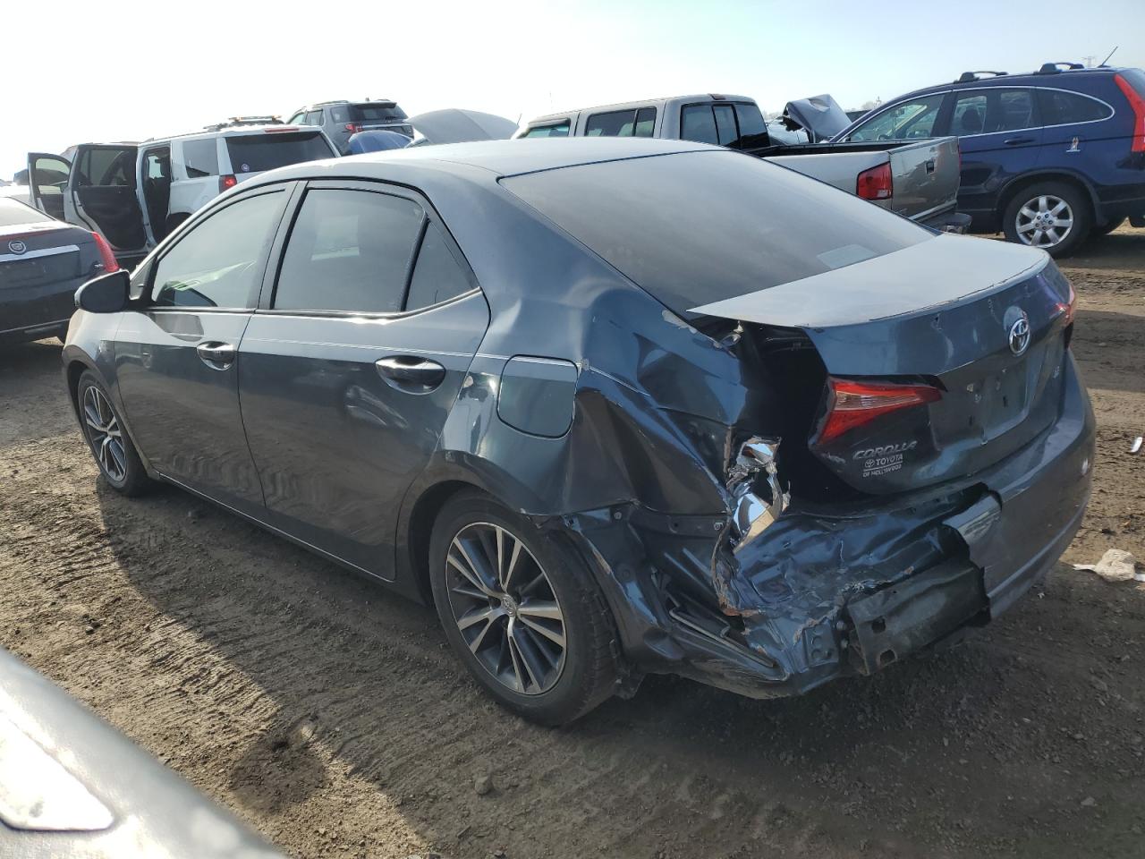 2019 Toyota Corolla VIN 2T1BURHEXKC217078 Copart auction photo, rear end / front end damage thumbnail 2