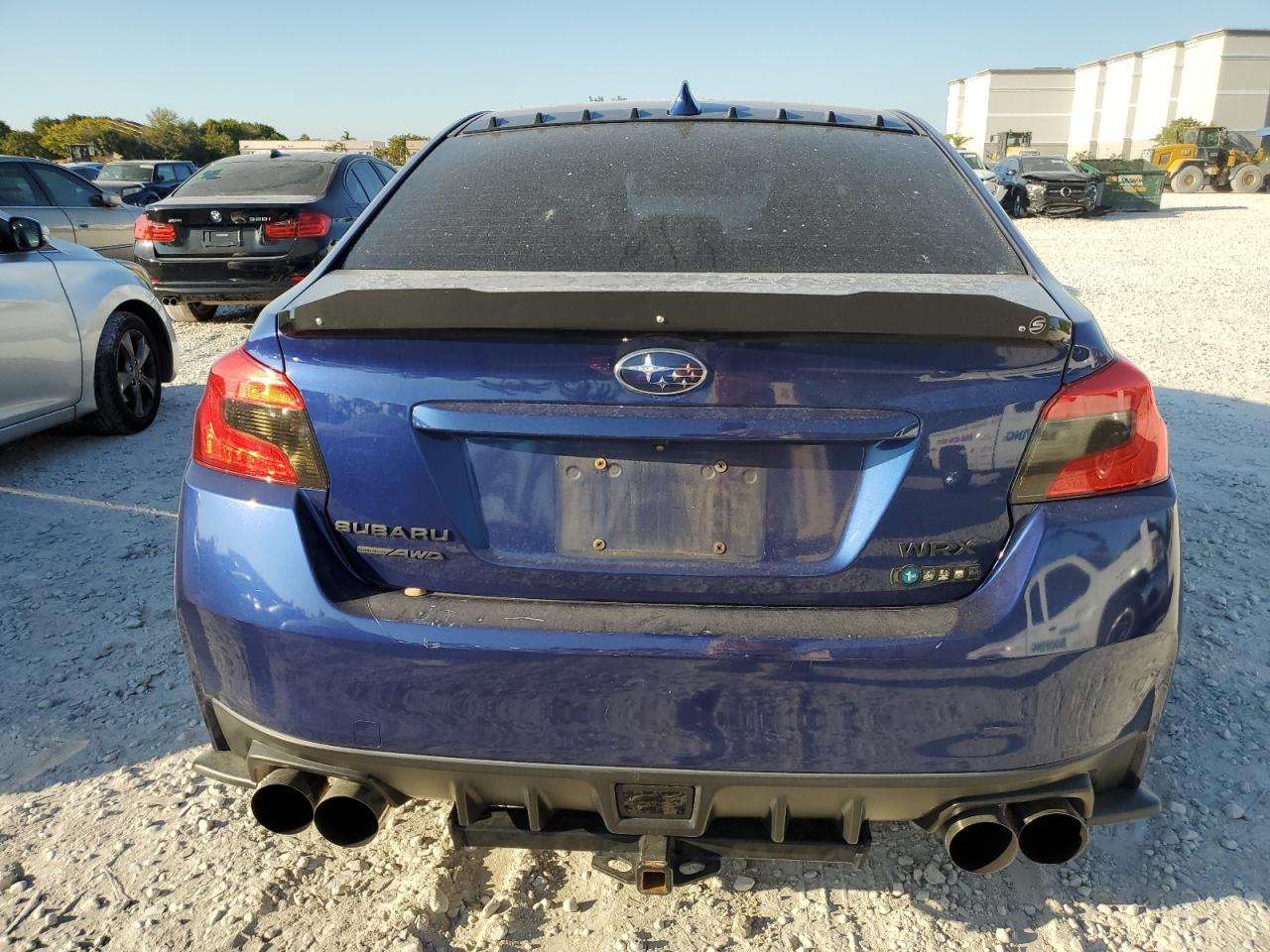2016 Subaru WRX VIN JF1VA1B62G9806153 Copart auction photo, side damage thumbnail 6