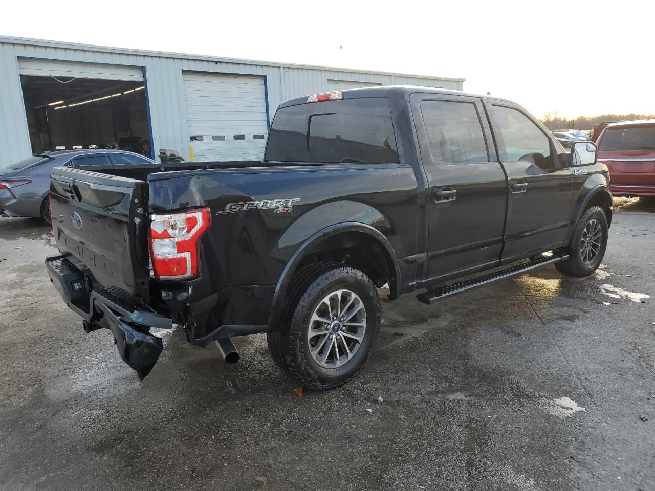 2019 Ford F-150 VIN 1FTEW1EP8KFA73200 Copart auction photo, rear end damage thumbnail 3