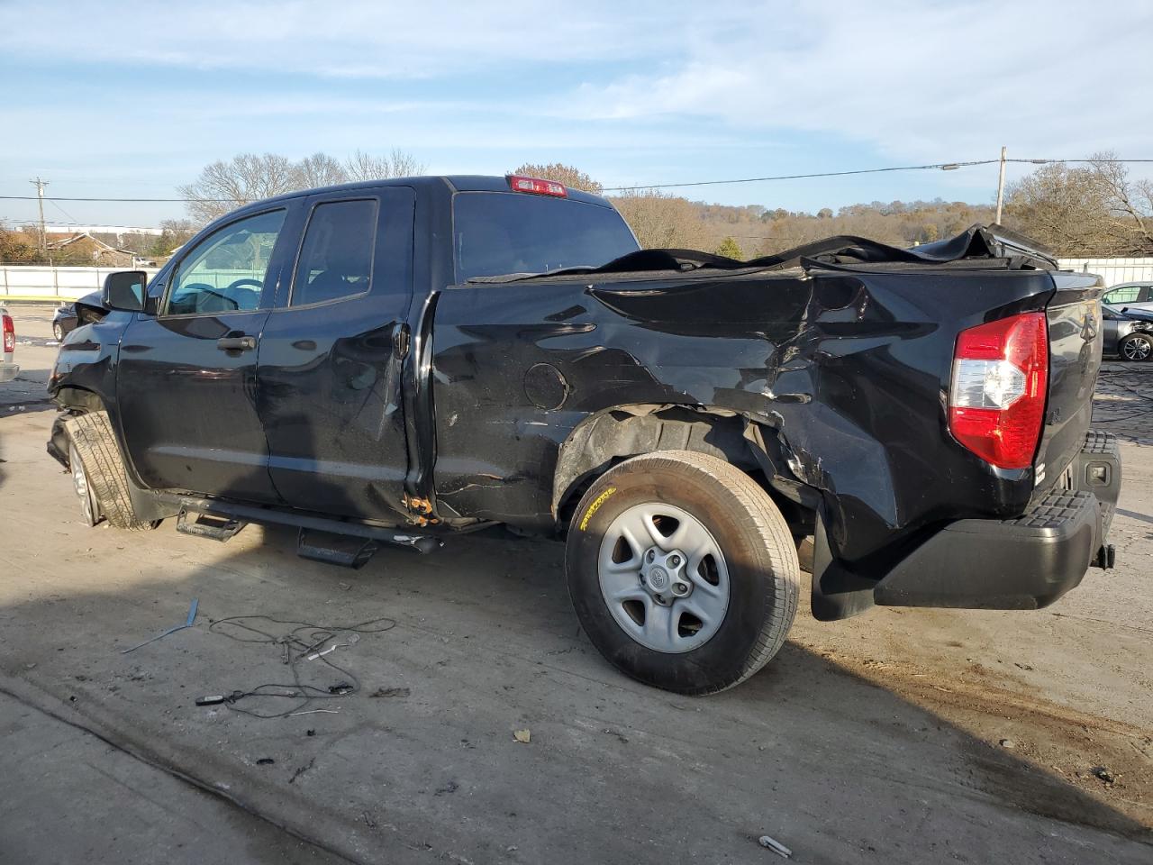 2019 Toyota Tundra VIN 5TFUM5F15KX084068 Copart auction photo, front end / rear end damage thumbnail 2