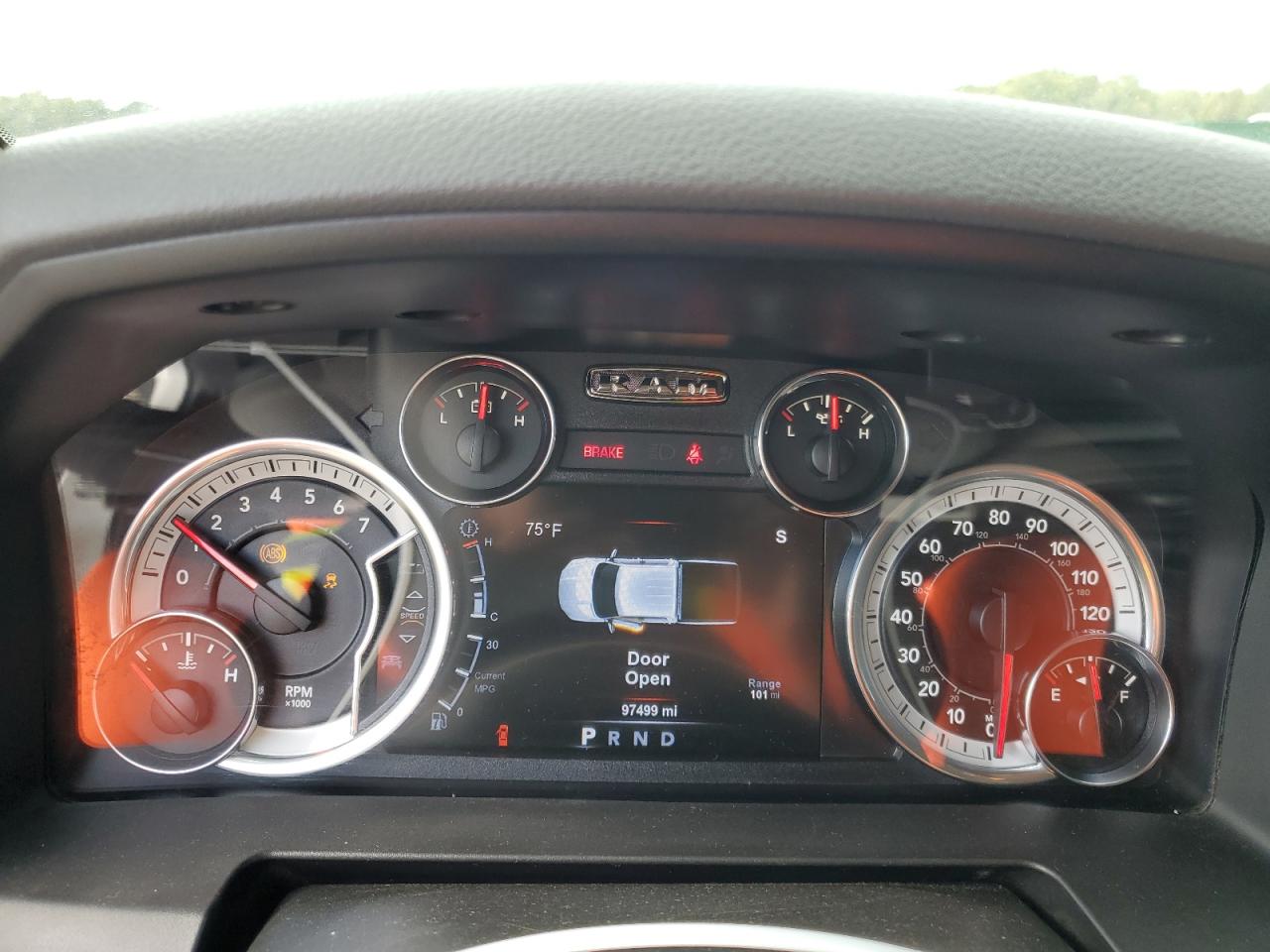 2017 RAM 1500 VIN 1C6RR7GT1HS652347 Copart auction photo, side damage thumbnail 9