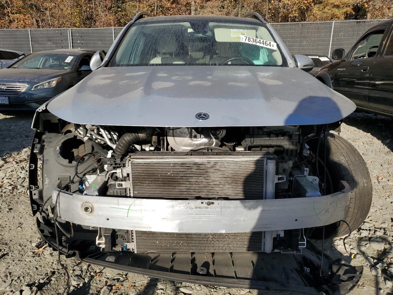 2020 Mercedes-Benz GLB VIN W1N4M4HB6LW028009 Copart auction photo, front end / side damage thumbnail 5