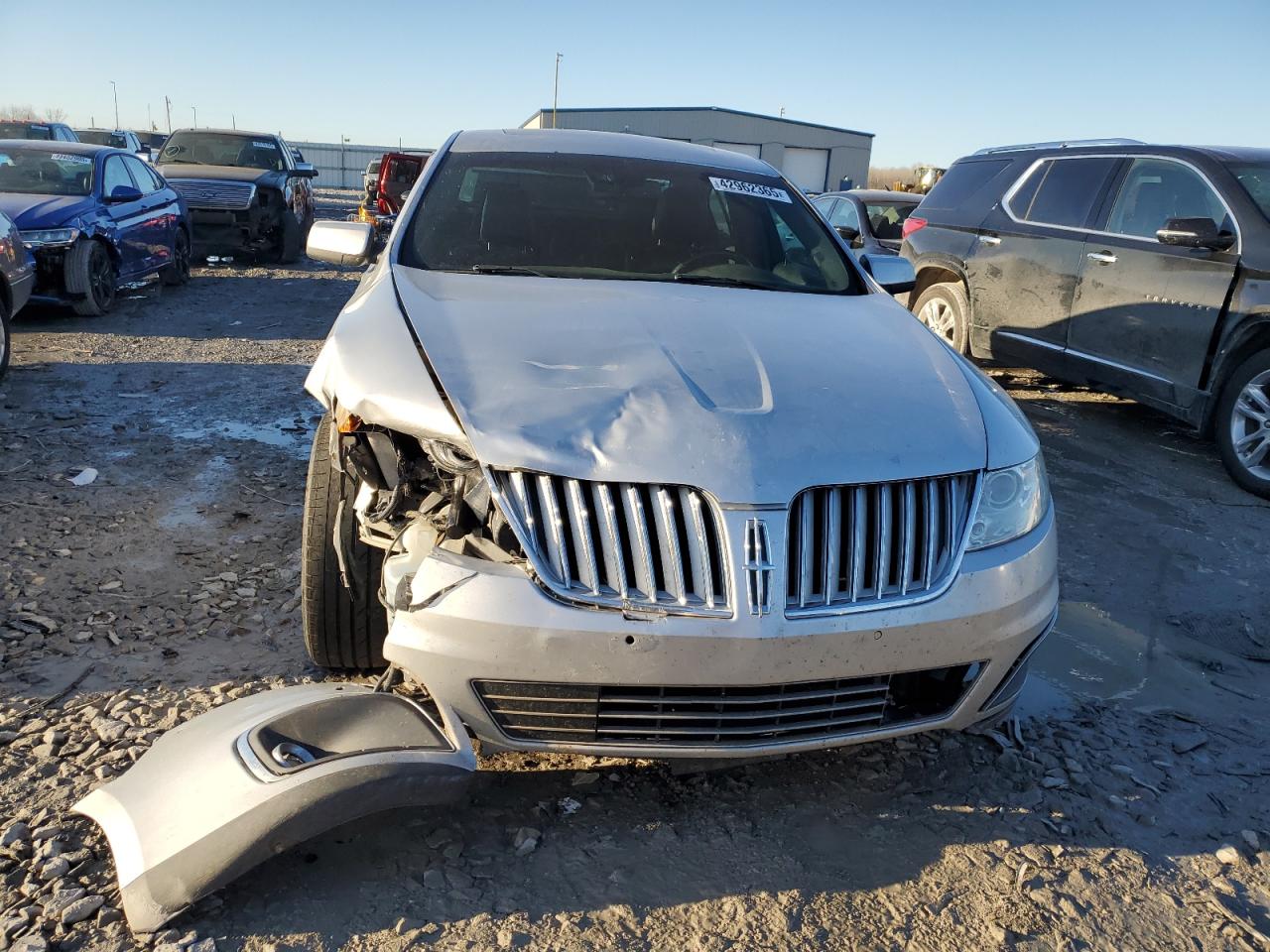 2010 Lincoln MKS VIN 1LNHL9ER7AG609015 Copart auction photo, front end damage thumbnail 5