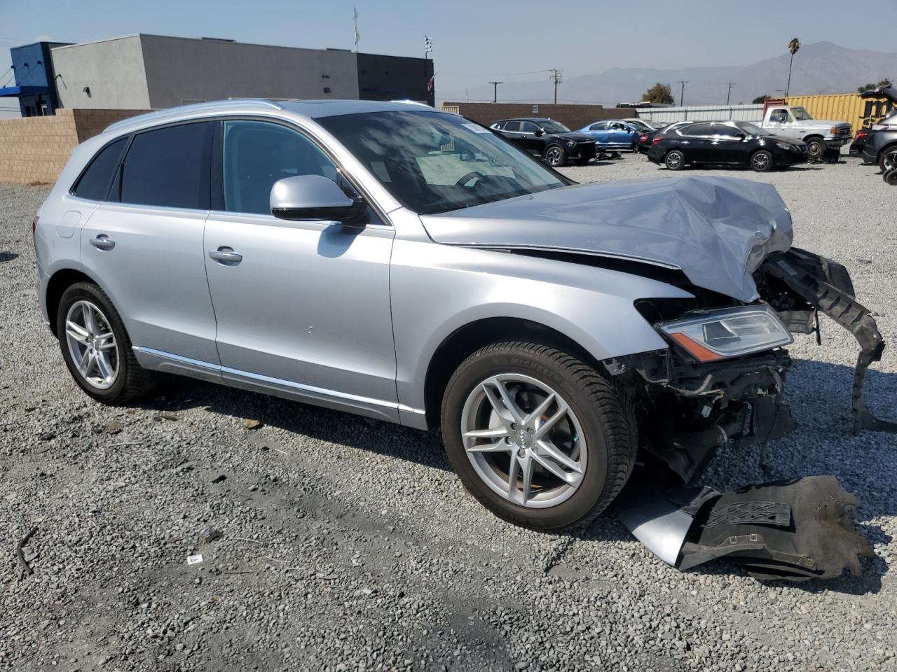 2016 Audi Q5 VIN WA1L2AFP7GA049261 Copart auction photo, front end damage thumbnail 4