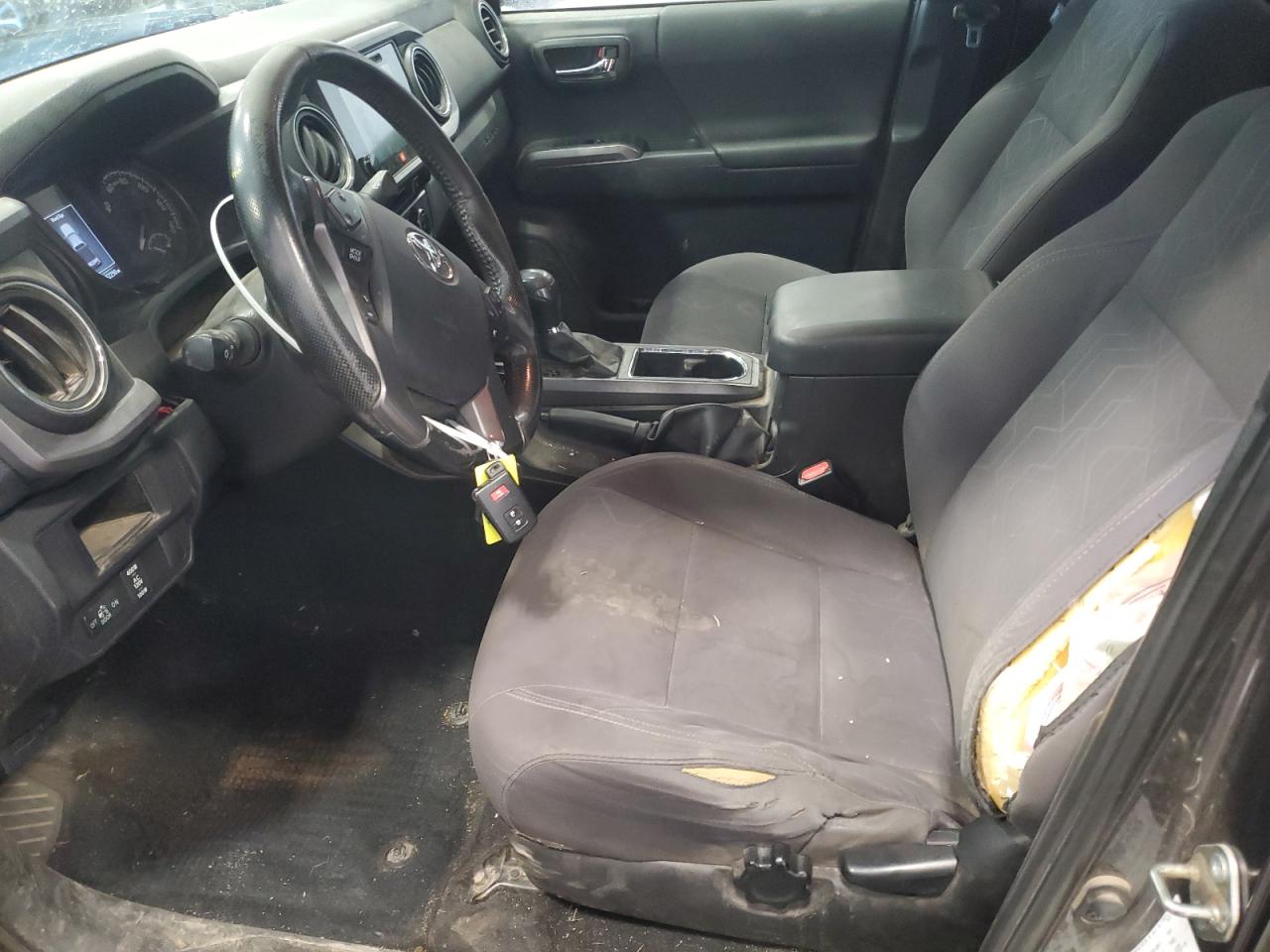 2016 Toyota Tacoma VIN 3TMCZ5ANXGM017714 Copart auction photo, side / front end damage thumbnail 7