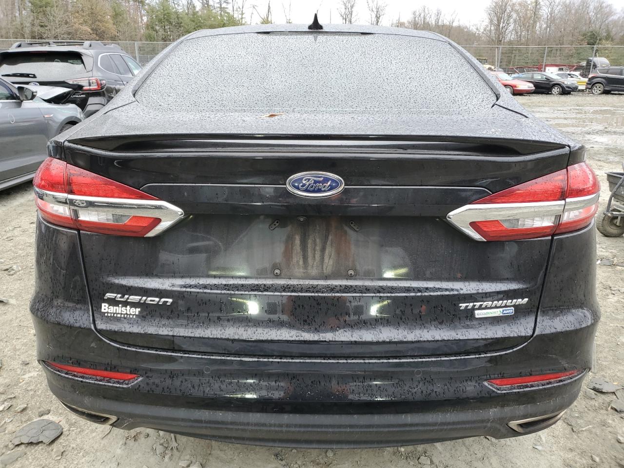 2020 Ford Fusion VIN 3FA6P0D97LR193949 Copart auction photo, front end damage thumbnail 6