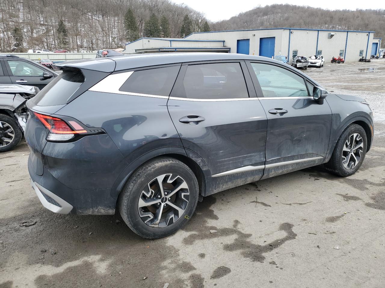 2023 KIA Sportage VIN 5XYK33AF8PG119035 Copart auction photo, side damage thumbnail 3