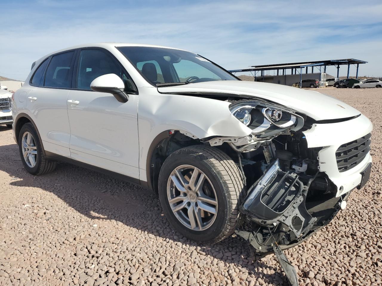 2018 Porsche Cayenne VIN WP1AA2A21JKA01577 Copart auction photo, front end damage thumbnail 4