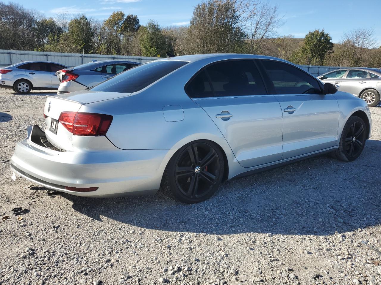 2015 Volkswagen Jetta VIN 3VW4T7AJ9FM262966 Copart auction photo, rear end / side damage thumbnail 3