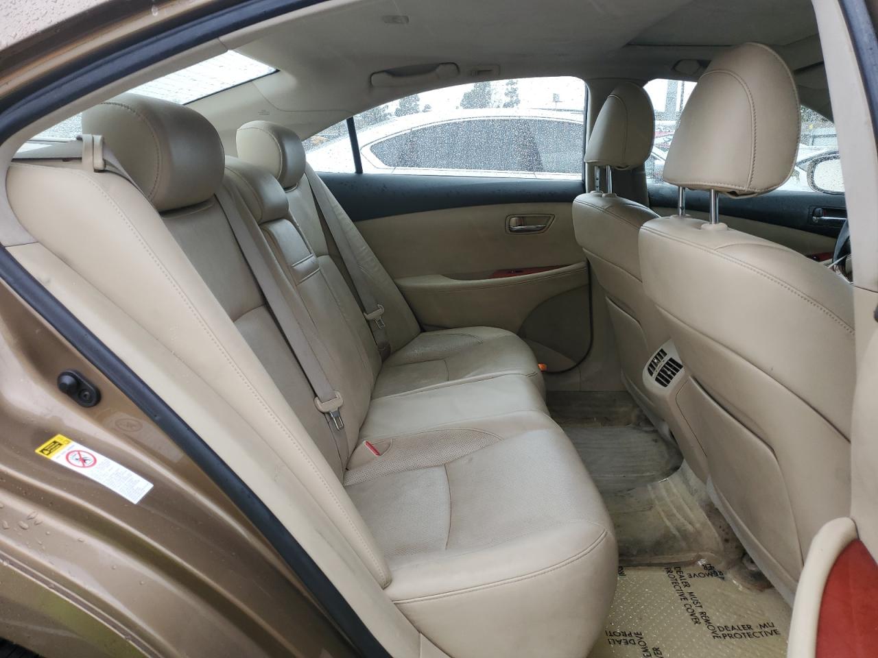 2008 Lexus ES VIN JTHBJ46G682169715 Copart auction photo, minor dent/scratches / mechanical damage thumbnail 10