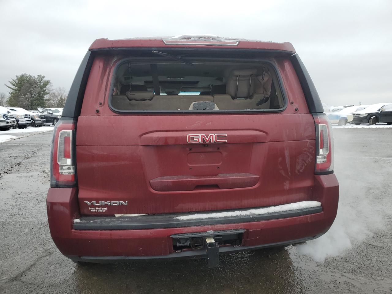 2018 GMC Yukon VIN 1GKS2BKC6JR401639 Copart auction photo, front end / side damage thumbnail 6